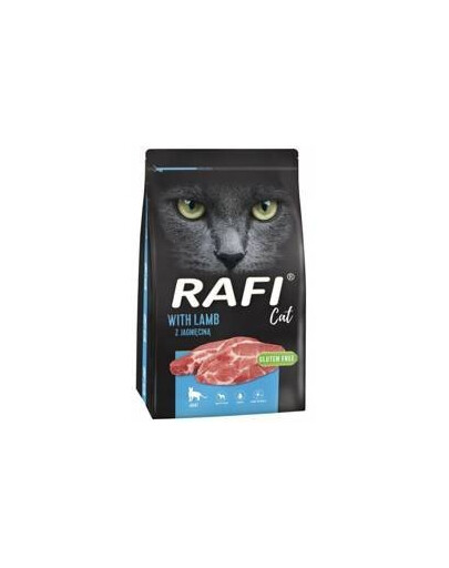 Rafi Cat s jahňacím 7 kg - granule pre dospelé mačky