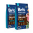 BRIT Premium By Nature Sensitive krmivo Jahňacie mäso 2 x 8 kg