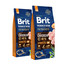 BRIT Premium By Nature Senior Malý Stredný S+M 2 x 15 kg