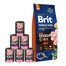 BRIT Premium By Nature Sport 15 kg + morčacie konzervy 6x400 g