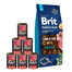BRIT Premium By Nature Sensitive jahňacie 15 kg + Hovädzia konzerva 6x400 g