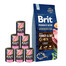 BRIT Premium By Nature Light 15 kg + morčacie konzervy 6x400 g