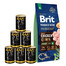 BRIT Premium By Nature Junior Extra Large XL 15 kg + Hydinové konzervy 6x1240 g