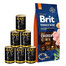 BRIT Premium By Nature Sport 15 kg + Hydinové konzervy 6x1240 g