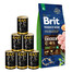 BRIT Premium By Nature Adult Extra Large XL 15 kg + hydinové konzervy 6x1240 g