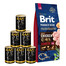 BRIT Premium By Nature Senior Large Extra Large L+XL 15 kg + hydina v konzerve 6x1240 g