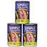 SIMPLY FROM NATURE 3x400 g konzervy pre psov všetkých plemien a všetkých vekových kategórií bez obilnín