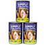 SIMPLY FROM NATURE 3x400 g konzervy pre psov všetkých plemien a všetkých vekových kategórií bez obilnín