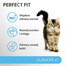 PERFECT FIT Junior <1 Kompletné krmivo pre koťata bohaté na kuracie mäso 7 kg