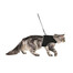 Trixie Postroj pro kočky s vodítkem XL 36-54 cm 1,20 m černý