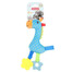 Plyšová hračka pre šteňa RIO žirafa Modrá plyšová hračka pre psa