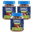 SIMPLY FROM NATURE Tréningové maškrty z diviny 3x130 g