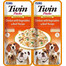INABA Dog Twin Kuracie, zeleninové a hovädzie mäso vo vývare pre psov 2x40 g
