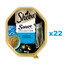SHEBA Sauce Collection vanička 22x85 g kompletné krmivo pre dospelé mačky kúsky s tuniakom v omáčke