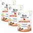 BRIT Care Dog Functional snack antiparasitic 3x150 g lososové pochúťky proti parazitom