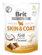 Brit care dog funkčný snack skin&coat krill maškrta pre psov na koži a srsť 150 g
