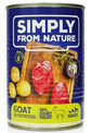 SIMPLY FROM NATURE Koza so zemiakmi 400 g mokré krmivo pre psov všetkých vekových kategórií 400 g