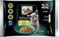 SHEBA Kitten Výber príchutí v omáčke 4x85g krmivo s lososom a kuracím mäsom pre mačiatka
