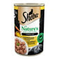 SHEBA Nature's Collection 400 g Konzerva s hydinou, pečeňou, rybím olejom a mrkvou pre dospelé mačky