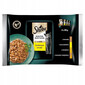 SHEBA Selection Select Slices Hydinové príchute  4x85g krmivo s kačicou, kuracím mäsom, hydinou, kačicou a morkou pre mačky
