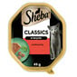 SHEBA Classics s hovädzím mäsom 85g - krmivo pre mačky v paštéte 85g